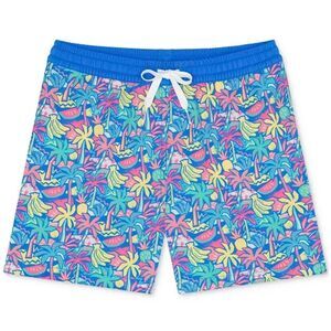 Chubbies NWT Big Boys Youth The Tropical Bunches Classic Swim Trunks Multicolor